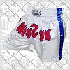 FIGHTERS - Shorts de Muay Thai / Blanc