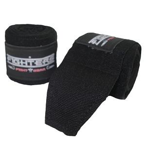 FIGHTERS - Boxing Wraps / 450 cm / elasticated / Black