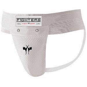 FIGHTERS - Male Groin Guard / Performance  / White / Large