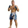 FIGHTERS - Muay Thai Shorts / No Fear / Blanc-Bleu