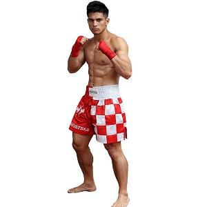 FIGHTERS - Muay Thai Shorts / Kroatien-Hrvatska / Zastava / Medium