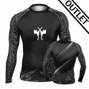 FIGHTERS - Rash Guard / Tribal / Negro / Large