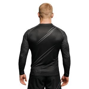 FIGHTERS - Rashguard / Tribal / Schwarz / Large