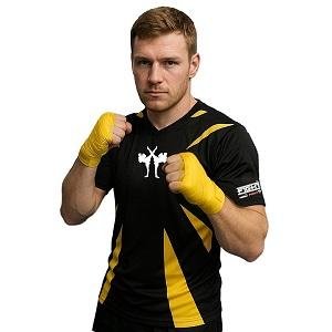 FIGHTERS - Kick-Boxing Shirt / Competition / Schwarz / XL