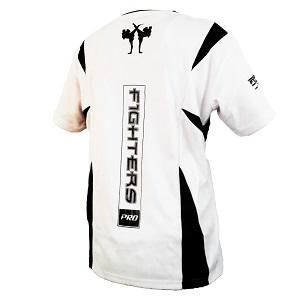 FIGHTERS - Camicia da kickboxing / Competition / Bianco / XS