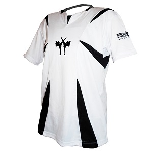 FIGHTERS - Camisa de kick boxing / Competition / Blanco / XS