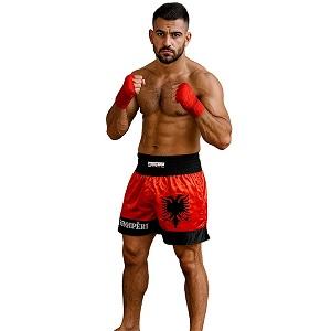 FIGHTERS - Muay Thai Shorts / Albanien-Shqipëri / Small