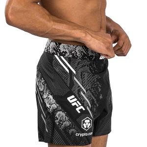 UFC Adrenaline by Venum Authentic Fight Night Pantalón corto de lucha para Hombre / Corte Corto / Negro / Large